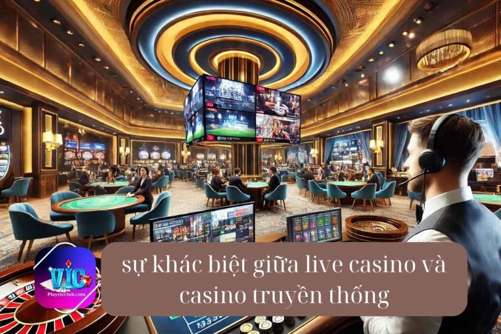 Live Casino Khác Gì Với Casino Truyền Thống?